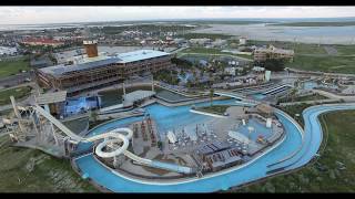 Corpus Christi Schlitterbahn summer vacation Phantom 4k fly over hotel review