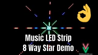 Music LED Strip Star, ViVi using 8-way Splitter