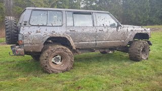 Nissan Patrol загоняем в болото битва в болоте жесть Offroad Mammutparck