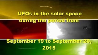 UFOs in the solar space during the period from September 19 to September 20, 2015
