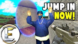 Force People In Cages - Gmod DarkRP Life (Safe Way To Transport Victims Through Portals)