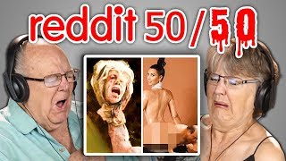 ELDERS REACT TO REDDIT 50/50 CHALLENGE