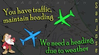[REAL ATC] Thunderstorms cause an ARGUMENT ON FREQUENCY!