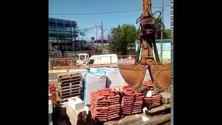 Колесный экскаватор с грейфером МосТрансАренда