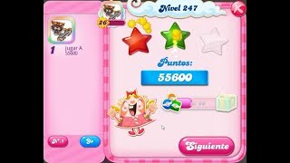 Cómo pasar el nivel 247 de Candy Crush Saga - Sin booster