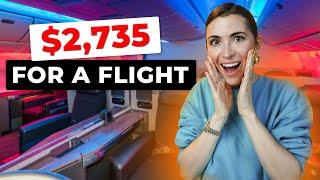 First class flight to New York - you pay HOW MUCH and here is what you get...