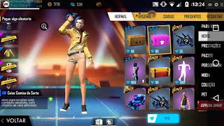 Comprando mais 5 caixas de camisa da sorte - Free Fire