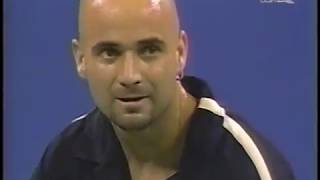 Bryan vs Agassi US Open 2001