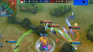 Kagura, Fanny, Irithel, Layla, Miya VS Estes Holy Priest, Roger Dark Gent, Lolita