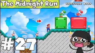 Mario Maker: The Midnight Run  #27  - Green and Red Yoshi
