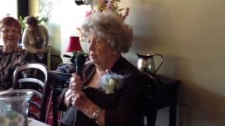100 year old stand-up comedian sitting down, Part 1