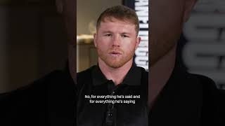 'It's Personal & I Want To End This.' - Canelo on the Trilogy