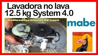 Lavadora Mabe no lava | 12.5 kg System 4.0