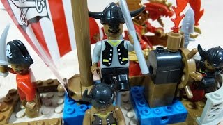 Lego образный конструктор Pirate ot компании Cogo (Строим Лодку)