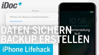 iPhone Daten sichern – Backup erstellen mit iTunes