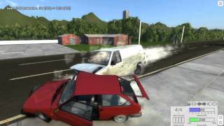 Краш-тест ( ВАЗ 2108 и Ваз 2109 ) в BeamNG Drive