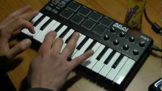 Beatmaking series # 1. Akai MPK mini + Reason 4 -HD