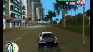 GTA : Vice City Nissan Skyline gone crazy