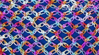 Learn How to Crochet - Solomon's Knot Stitch (Lover's Knot, Love Knot, Hail Stone, Salomon)