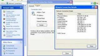 How to Find Your Network Settings on a Windows XP Computer