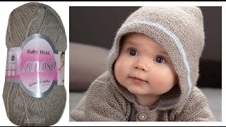 Турецкая бюджетная пряжа.Lanoso (Ланосо) BABY WOOL (БЕБИ ВУЛ).Пряжа для вязания крючком и спицами