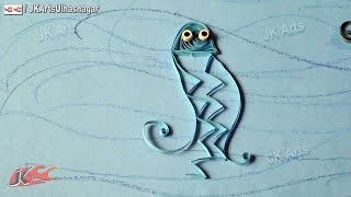 DIY Paper Quilling Jellyfish | How to make Under the Sea Creature | JK Arts  647