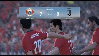 Mantap Jiwa..!!! | Persija Jakarta vs Juventus | PES 2017