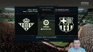 Fifa Прогноз! Реал Бетис vs Барселона - 27 тур Ла Лига 2018/2019!  + Ставка!