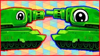 Awesome Tanks 2 Эпическое сражение танков от Фаника .для детей.