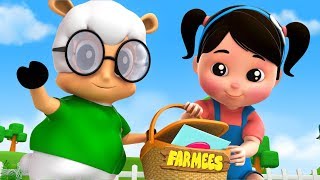A Tisket A Tasket | Kindergarten Nursery Rhymes by Farmees learning