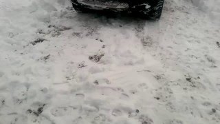 Как едет по снегу Ленд Ровер Фрилендер 2