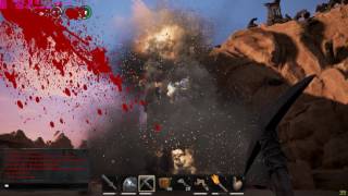 Conan Exiles - Тест взрывных Горшков