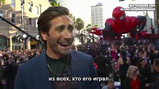 Джейк Джилленхол на премьере «Человека-паука» в Лос-Анджелесе (Русские субтитры)