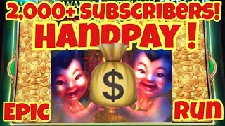 ? Handpay Jackpot ? 2000+ Sub Special Fu Dao Le Slot Machine Epic Run!!! 10 Denom Casino Pokies