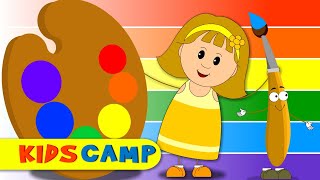 Colors Song | My Friends are my Colors With Elly by Kidscamp