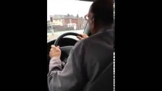 TAXI DRIVER SHOUTING AT DRIVING INSTRUCTOR