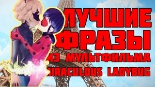 ЛУЧШИЕ ФРАЗЫ ЛЕДИ БАГ И СУПЕР КОТ | Miraculous lsdybug