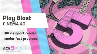 C4D - playblast render or HW preview