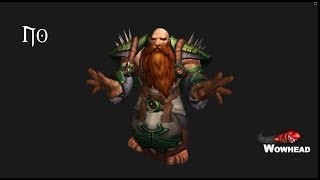 Warlords of Draenor Male Dwarf Animations