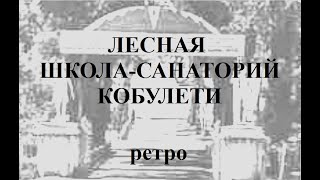 ЛЕСНАЯ ШКОЛА-САНАТОРИЙ ретро - Православная гимназия Кобулети Аджария Грузия