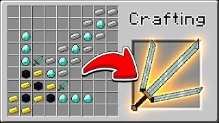 Crazy Minecraft - HOW TO CRAFT THE ULTIMATE WEAPON! *SECRET RECIPE*