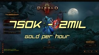Diablo 3 - Patch 1.08 - Newbie Farming Guide -  Up to 2million Gold per hour