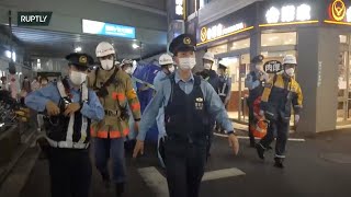 LIVE: Several injured after stabbing attack on train in Tokyo