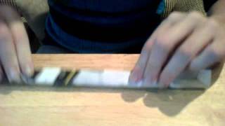 DIY How to Make Recycled Magazine Page Woven Coasters Part #1