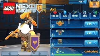 All Weapons and Armors on Max Level | LEGO Nexo Knights