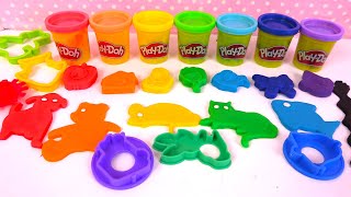 Pâte à Modeler Play Doh Arc-en-ciel Formes Animaux Couleurs
