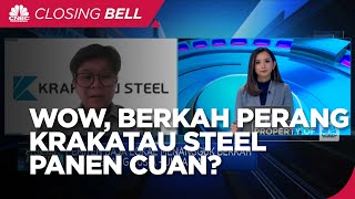 Berkah Perang, Krakatau Steel Catat Lonjakan Ekspor Baja ke Eropa