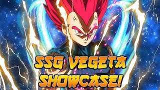 INFINITE COMBOS! SSG Vegeta Showcase! | Dragon Ball Legends PvP