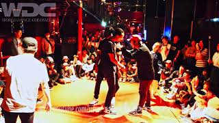 Les Twins vs SHUN&MiYU BEST8 HIPHOP WDC 2019 World Dance Colosseum #WDC