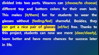 능률 이찬승 영어1 고1영어 2과 본문 supplementary 해석 및 어법 선택 문제 설명 2 out of 2